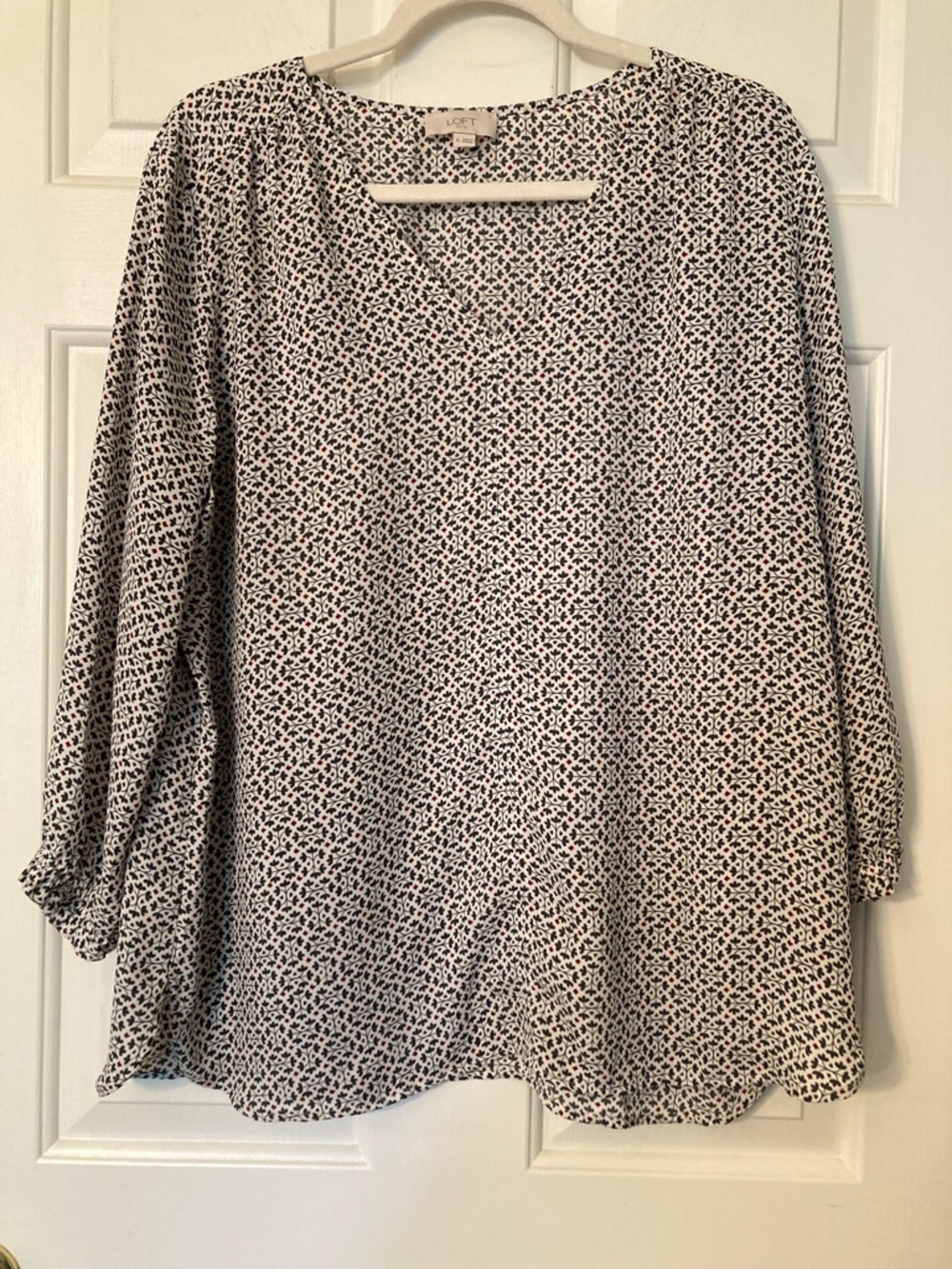 LOFT V-Neck Top - Picture 2 of 6